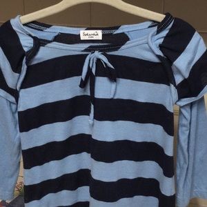 Splendid Little Navy Striped Rugby Top 3-6 Months